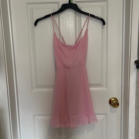 Lucy in the Sky Dresses Lucy In The Sky Corset Pink Mini Dress